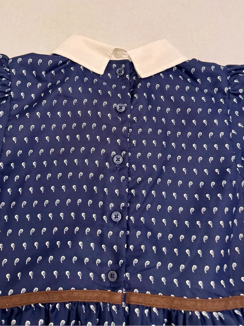 Janie and Jack Girls Equestrian Merchant Marine Horse The West Trends Dress Sz 8